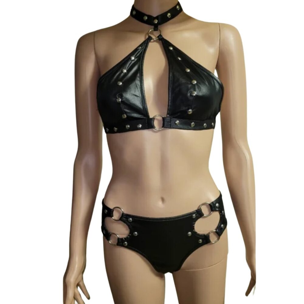 LoveHoney Sexy Leatherette Set